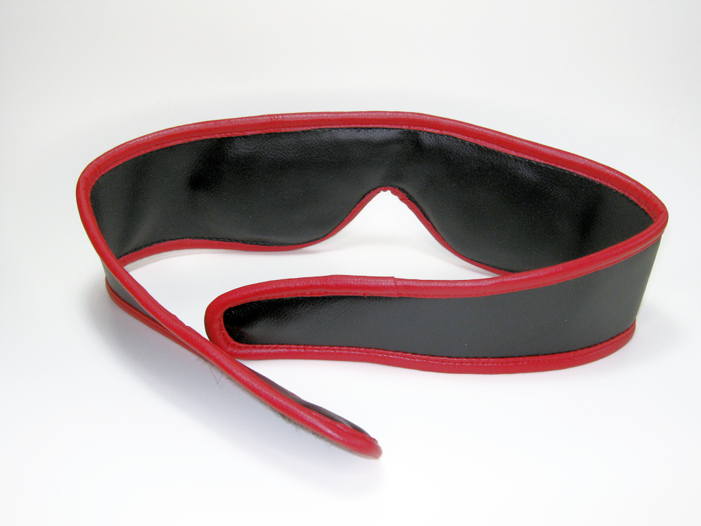 Bondage Augenmaske aus Kunstleder